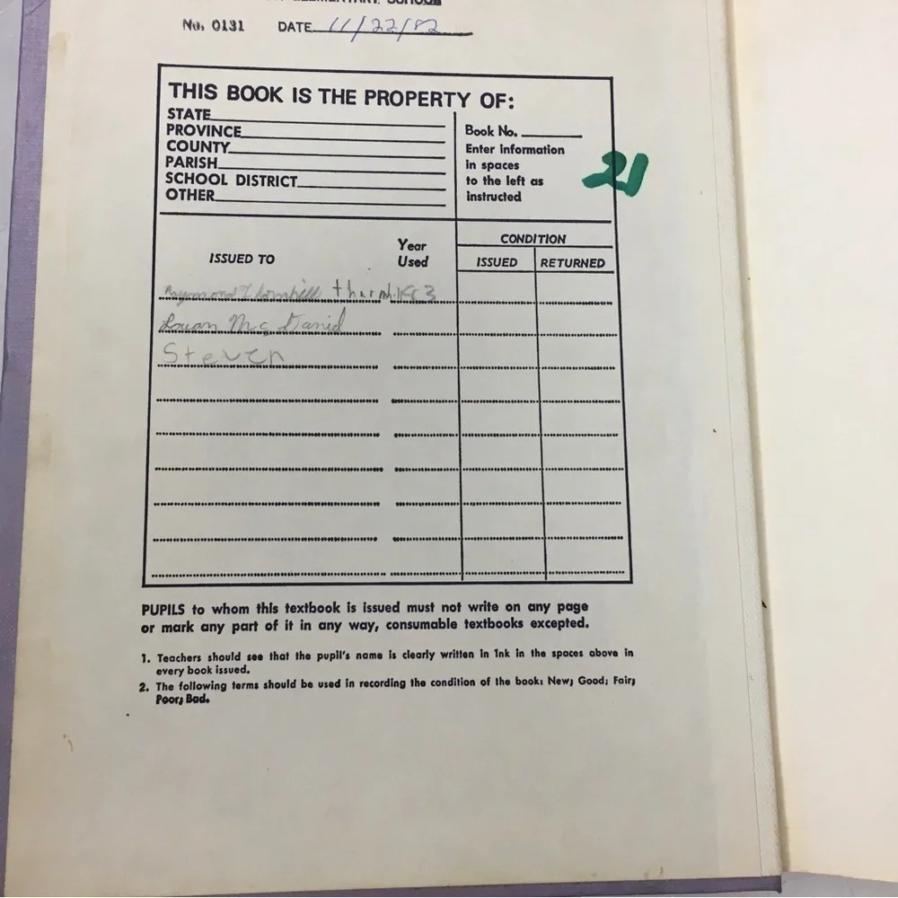 VINTAGE 1981 Book Moccasins & Marvels Homeschooling Classroom Reading Basics